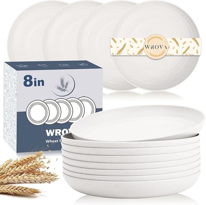 Wheat Straw Plates by WROVA