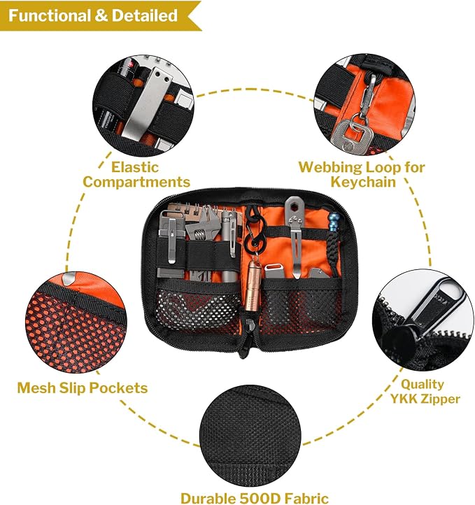 VIPERADE VE10 EDC Pouch Small Multitool Pocket Pouch - Image 6