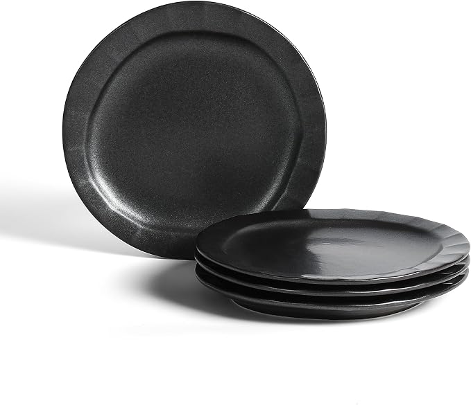 Stone Lain Oasis 4-Piece Salad Plate Set Stoneware by Unknown