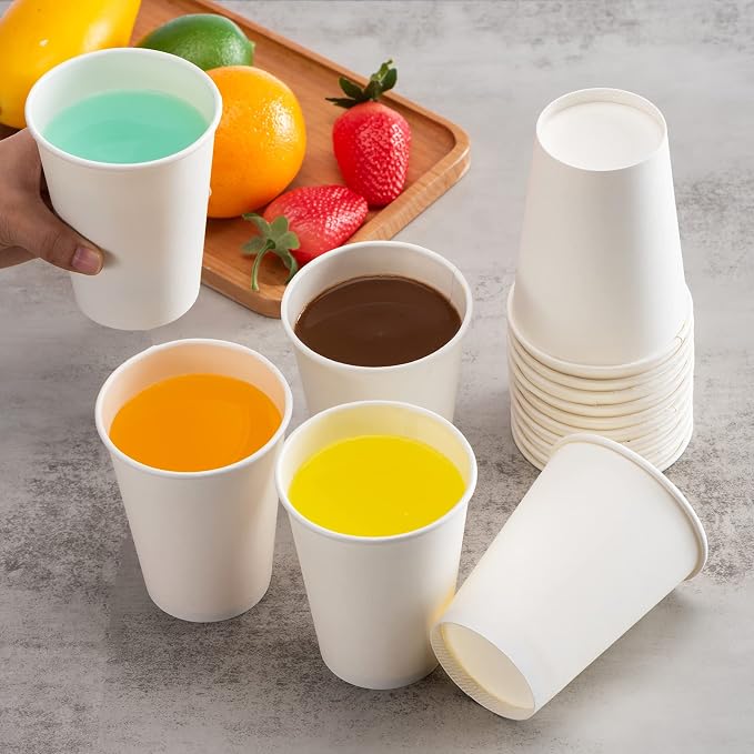 RACETOP 1000 pack 12 oz Disposable Coffee Cups, Hot Paper Cups Ideal - Image 4