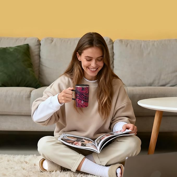 Ideus 16 oz Insulated Stainless Steel Coffee Mug - Image 8