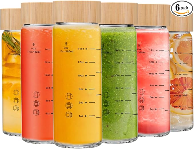 16oz Juice Bottles by Olivego