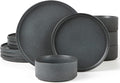 Famiware Star Stoneware Dinnerware Set, Reactive Glaze Plates & Bowls by Famiware