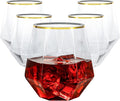 Goodluck 80PCS 12oz Diamond Stemless Plastic Wine Whiskey Glasses, Suitable by GoodLuck