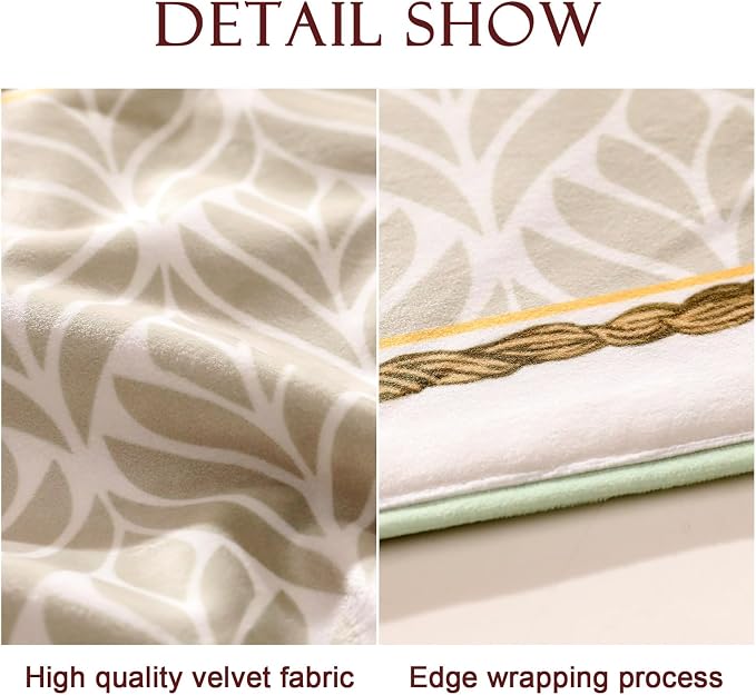 Patdrea Designer Elegant French Velvet Table Runner, Floral Print, Thanksgiving - Image 3