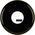 PLASTICPRO [30 Count 8.6 Plastic Party Plates Edge Collection Black by PLASTICPRO