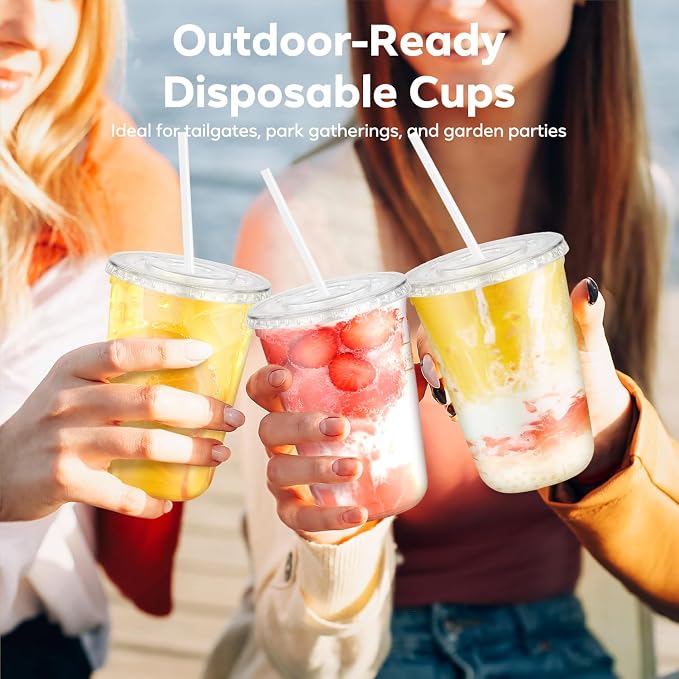 50 Pack 14 oz Iced Coffee Cups - Image 6
