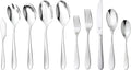 Silverware Set for 8 with Serving Utensils, 18/10 Stainless Steel Flatware by DANIALLI