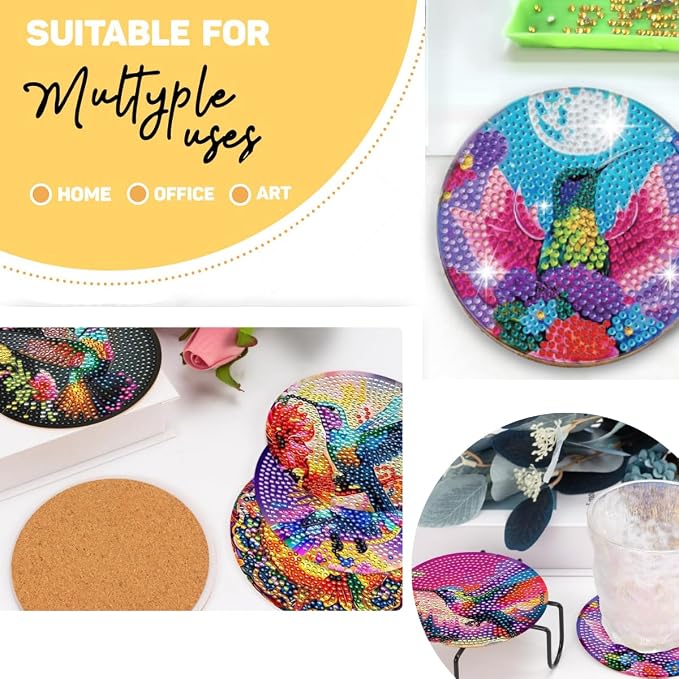 8 Pcs Humming Bird Diamond Painting Kits | Diamond Painting Kits - Image 7