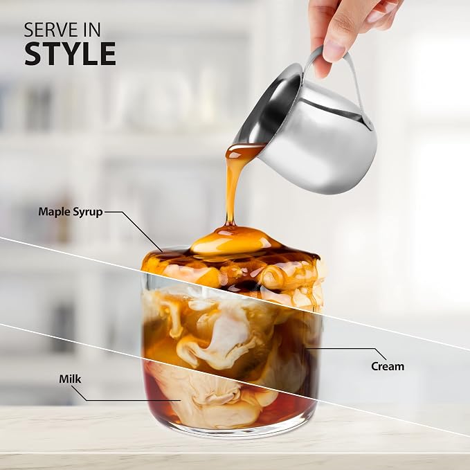 Stainless Steel Bell Creamer Espresso Shot Frothing Pitcher Cup Latte Art - Image 3