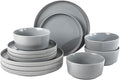 Gibson Home Dempsey Road 12-Piece Stoneware Dinnerware Set – Service by GibsonHomewares