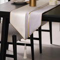 Avigers Table Runner 12 x 59 Inch, Tassels | Faux Silk double-layer accent by Avigers