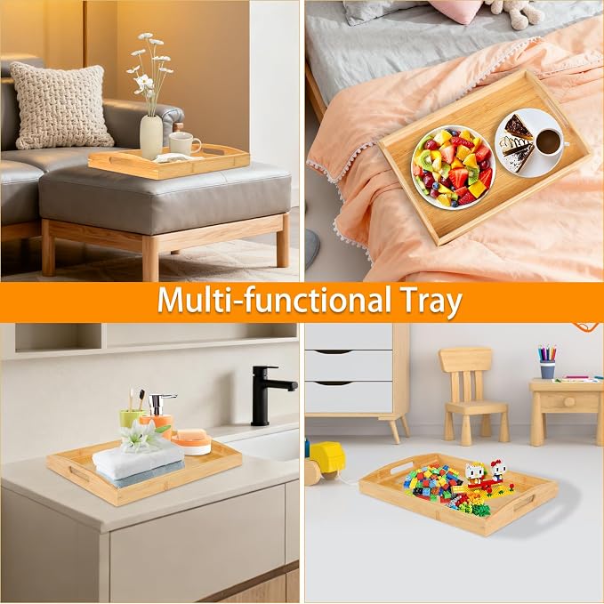 2-Pack Bamboo Serving Trays - Image 8