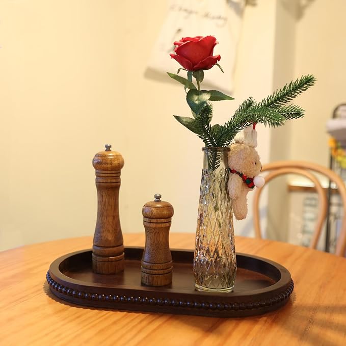 Hrastany Oval Wood Decorative Tray - Image 2