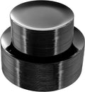 PULOTE 100PCS Black Plastic Plates Disposable by PULOTEpartywareWesupplyproductsandyouenjoylife
