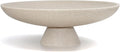LIN CHUAN Large Decorative Bowl, Resin Pedestal Fruit Bowl, this stylish bowl by LINCHUAN