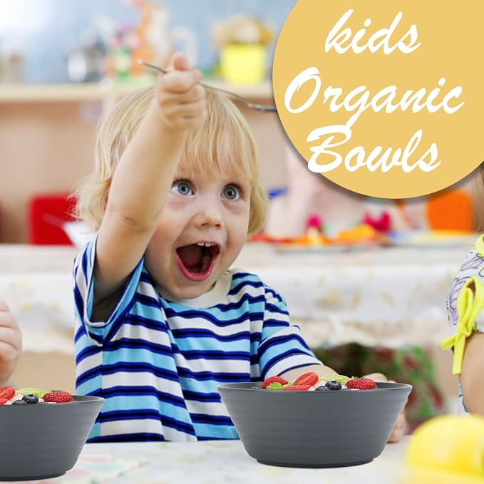 Wheat Straw Bowl Sets, Microwave and Dishwasher Safe Bowls, Super Big Bowl Sets - Image 6