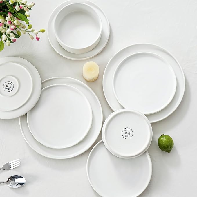 6 Piece Ceramic Plates and Bowls Sets - Image 7