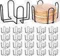 20 Pcs Metal Coaster Holder Square 4 Inch Iron Coaster by Unknown