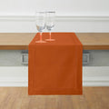 Solino Home Cotton Linen Dining Table Runner Cinnamon Hemstitch, 14 x 72 in | by SolinoHome