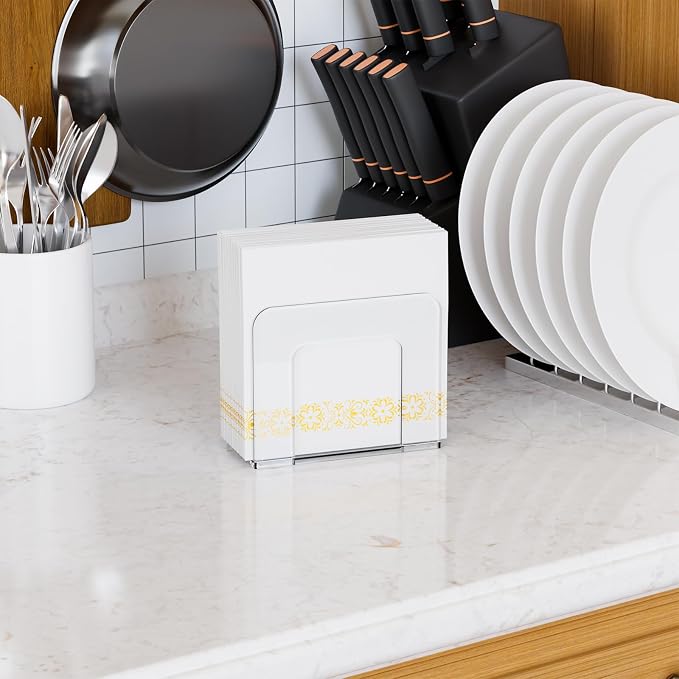 5x5 Upright Clear Napkin Holder - Image 6