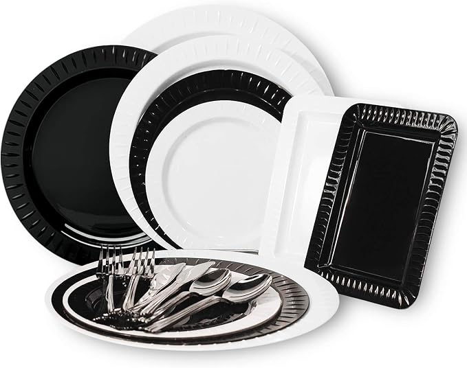 Party Essentials Elegance Quality Hard Plastic 7.5-Inch Round Party/Salad Plates - Image 5