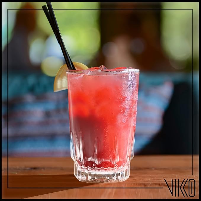 Vikko 5 Ounce Juice Glasses, Heavy Base SMALL Glassware - Image 5