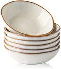 AmorArc Ceramic Cereal Bowls Set of 6, 24 oz Handmade Stoneware Bowls Set by AmorArc