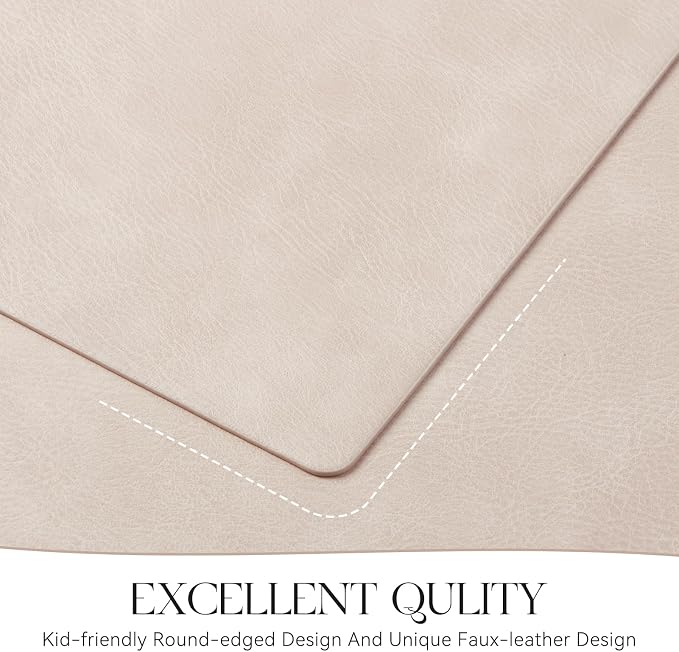 MOSAYT Vinyl Placemats Set of 6-12 X 17 Inch - Image 5