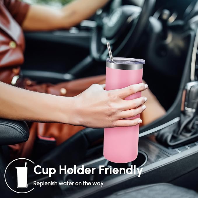 Volhoply 4 Pack Skinny Tumblers - Image 4