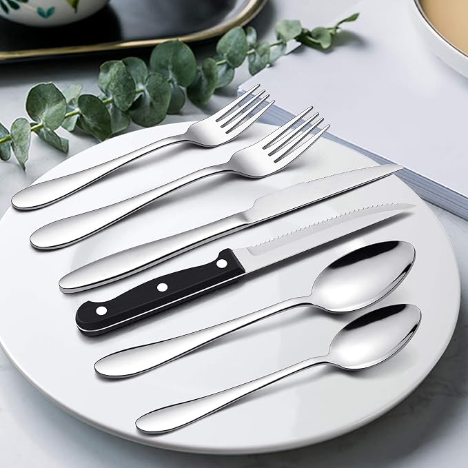 LIANYU 72-Piece Silverware Set - Image 7