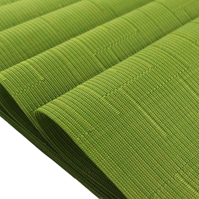 PIGCHCY Placemats, Washable Durable Vinyl Woven Table Mats, Elegant Heat - Image 8