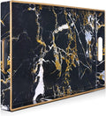 Gifturbo Black Serving Tray, Marble Decorative Serving Trays by Gifturbo