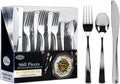 960 Piece Silver Plastic Silverware, Extra Heavyweight Disposable Cutlery Set by Lillian