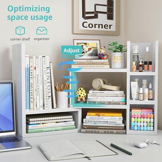 NUTIKAS Desk Shelves Desktop Organizer Shelf - Image 5