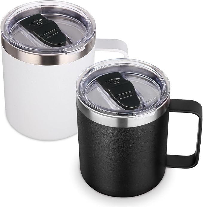 Volhoply 14oz Insulated Stainless Steel Coffee Mug by LiveFully%EF%BC%8CDrinkFreely%E2%80%94KeepGoingwithVolhoply%EF%BC%81