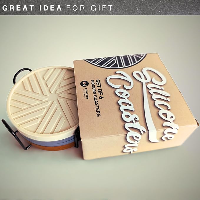 Silicone Coasters Set of 6 - Image 5