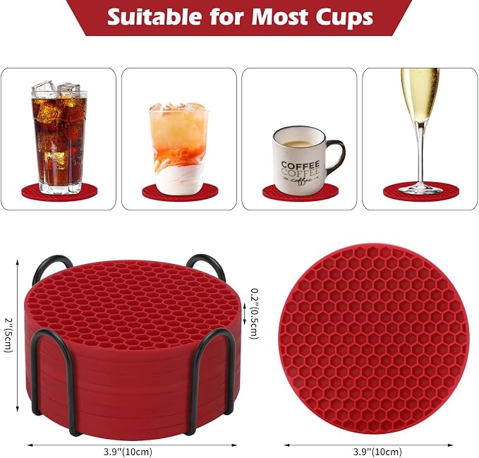 Silicone Coaster Set of 16 - Image 3