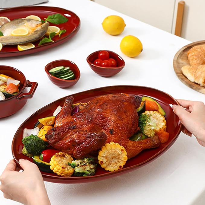 vicrays Ceramic Serving Platter Tray - Image 6