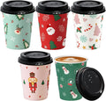 Fit Meal Prep 50 Pack 12 oz Christmas Disposable Coffee Cups by FMPBRANDS