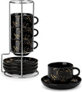 MALACASA 8 OZ Porcelain Espresso Cups by MALACASA