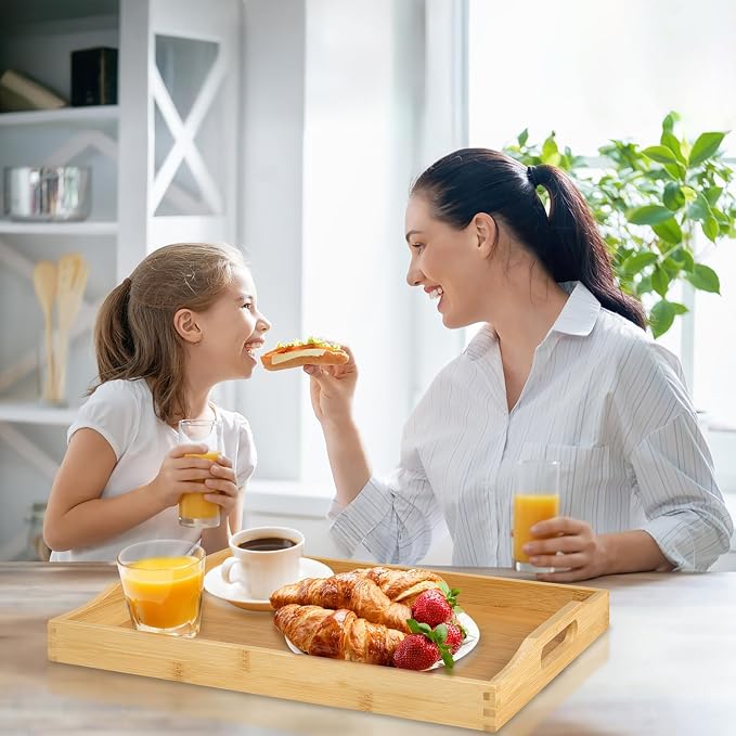 RRX Bamboo Food Serving Tray - Image 2