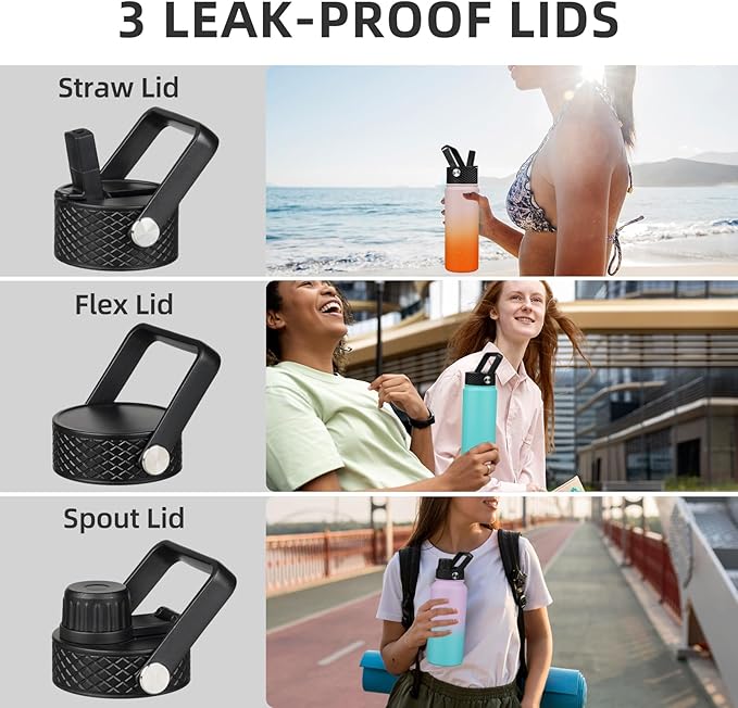 BJPKPK 22oz Insulated Water Bottle - Image 3