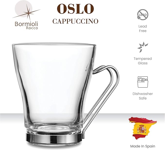 Bormioli Rocco OSLO Glass Coffee Mug - Image 3