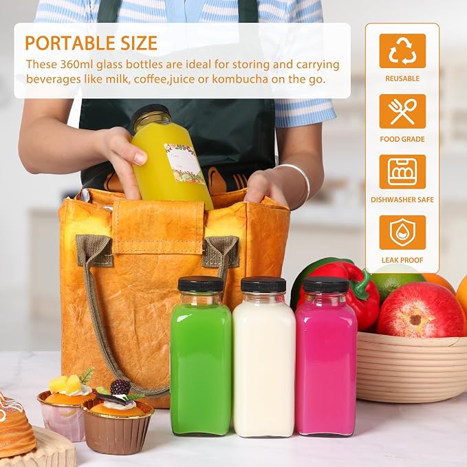 AuroTrends 12oz Glass Bottles - Image 3