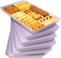 WOWBOX 6 pcs Serving Tray for Entertaining, Serving Platters for Snacks by WOWBOX