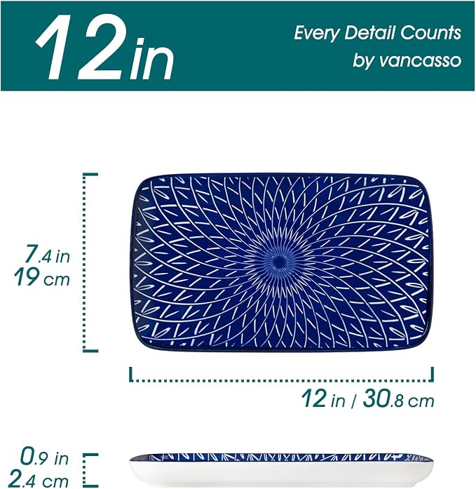 vancasso Porcelain Serving Trays - Image 3