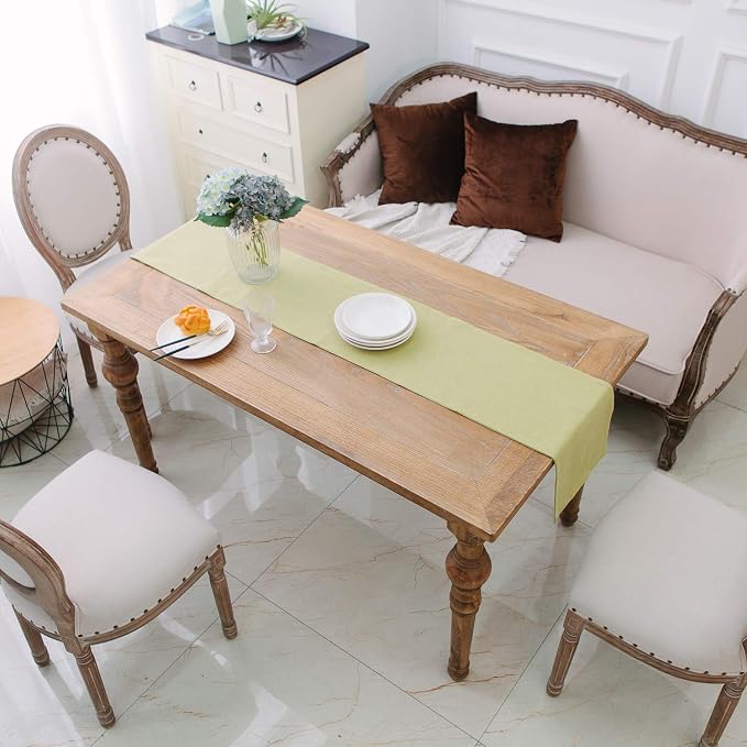 Soft Caddice Faux Linen 2 Piece Fabric in 1 Table Runner, eco-Friendly Fabric - Image 6