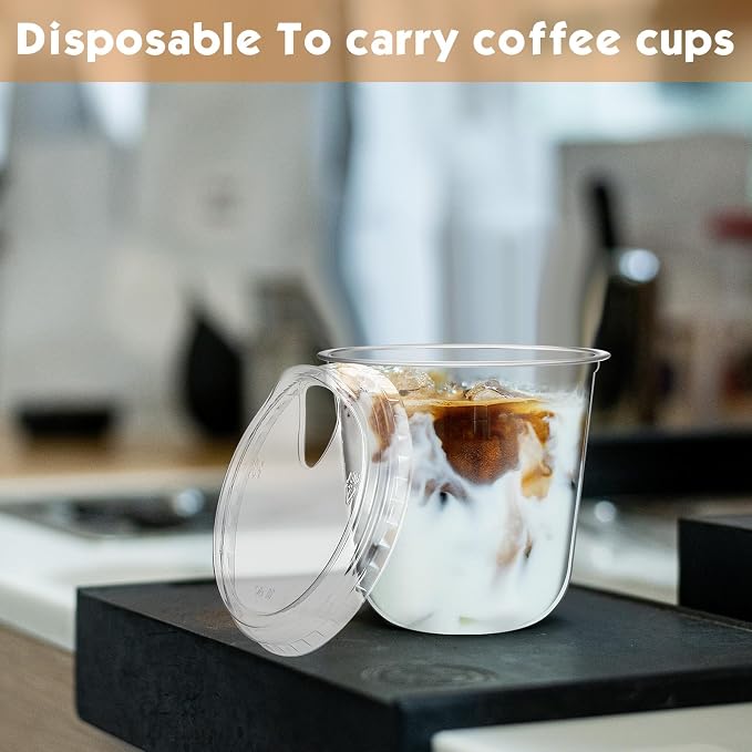 Baderke 50 Pcs Clear Plastic Cups - Image 6