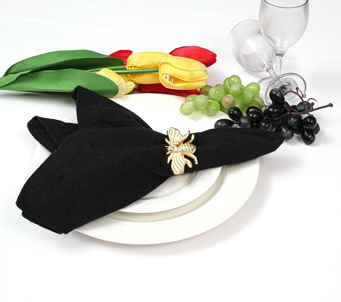 Lightnpro Gold Napkin Rings - Image 3